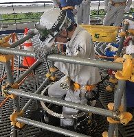 東京都下水道局 下水道技術実習センターで安全管理施設実習を行いました